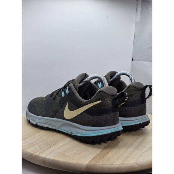 NIKE AIR ZOOM WILDHORSE Womens Running Shoes Sneekers 9.5 Army Green AQ2222-200 - Picture 5 of 8